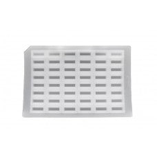 48-well sealing mat, square well, non-perforated, silicone, blank